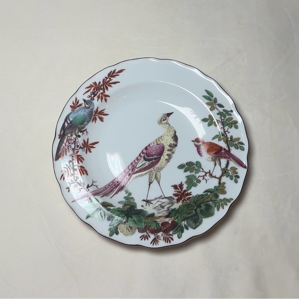 Vintage Williamsburg Mottahedeh Chelsea Birds Plate Made In Portugal 8 1/4”